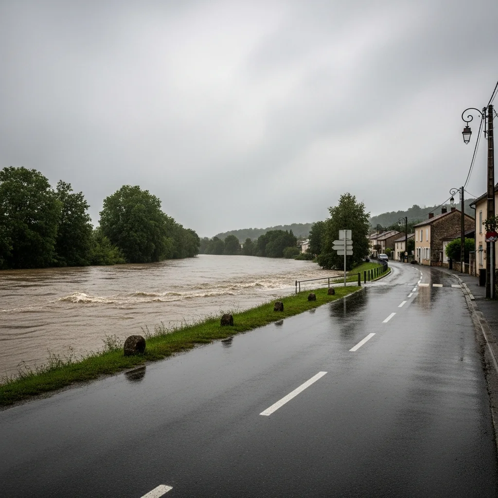 Uitbreidende overstromingen verwacht in Zuidwest-Frankrijk door uitzonderlijke neerslag