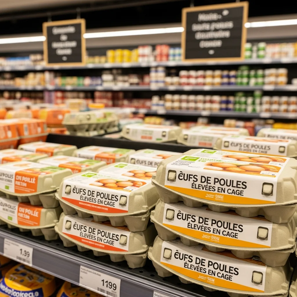 Nog veel legbatterijeieren in Franse supermarkten ondanks aangekondigde uitfasering