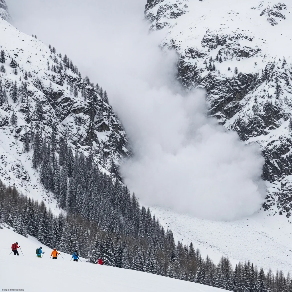 Lawine op Mont Blanc trof skiërs, geen gewonden gemeld