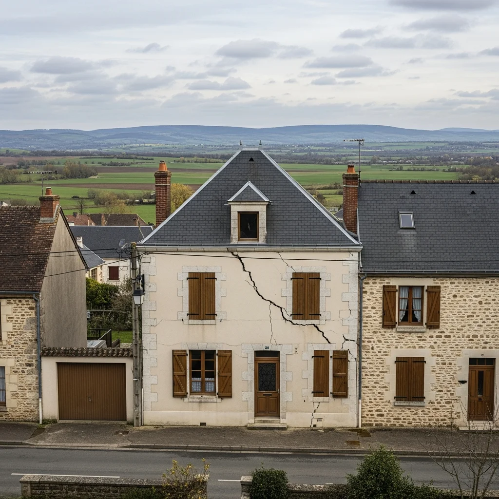 Meer dan de helft van de huizen in Frankrijk nu in risicogebied voor scheuren door bodemwerking
