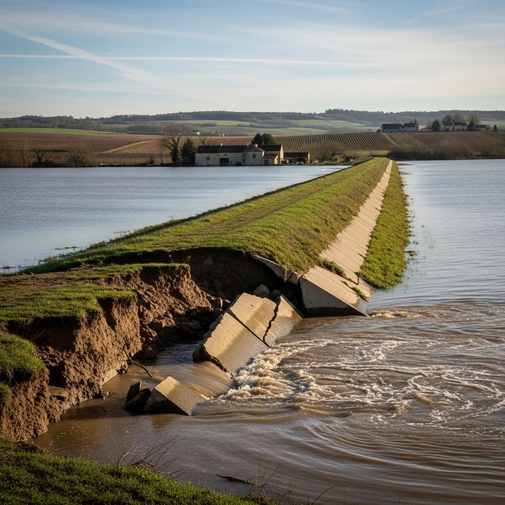 Debat oplaaiend over onderhoud dijken en financiering na overstromingen Gironde