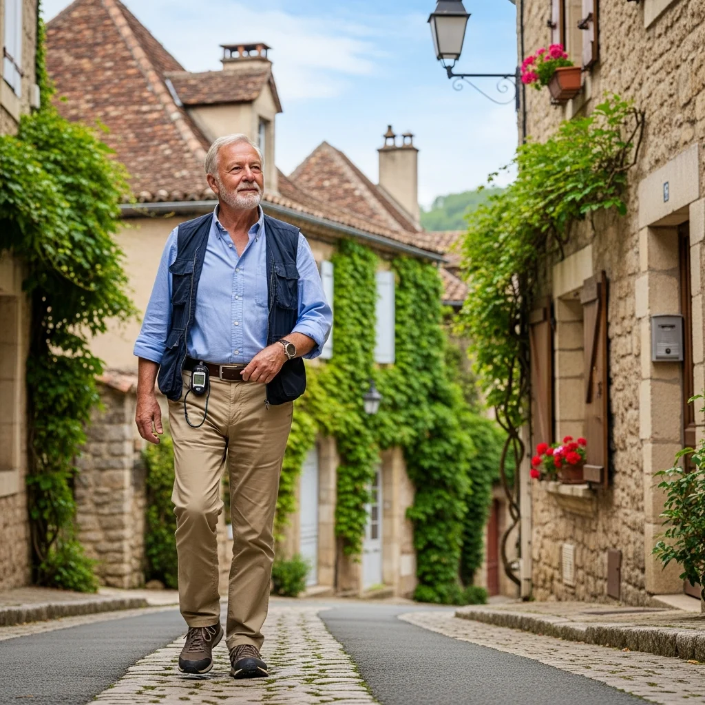 78-jarige Fransman bijna de wereld rond te voet – zonder zijn dorp te verlaten