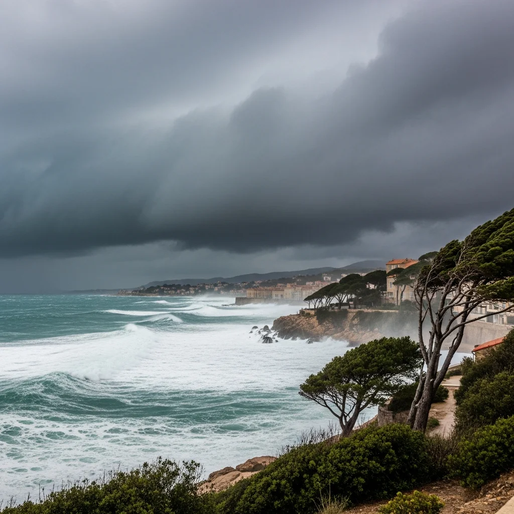 Nieuw onstuimig weer door storm Oriana aan Middellandse Zeekust
