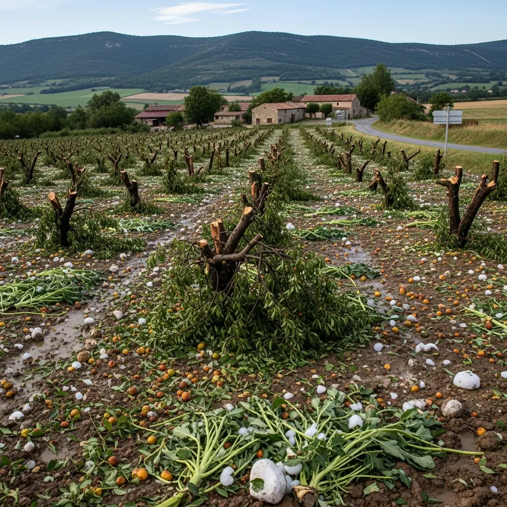 Maraîchers in Ariège grijpen naar belastingverlichting na verwoestende hagelbui