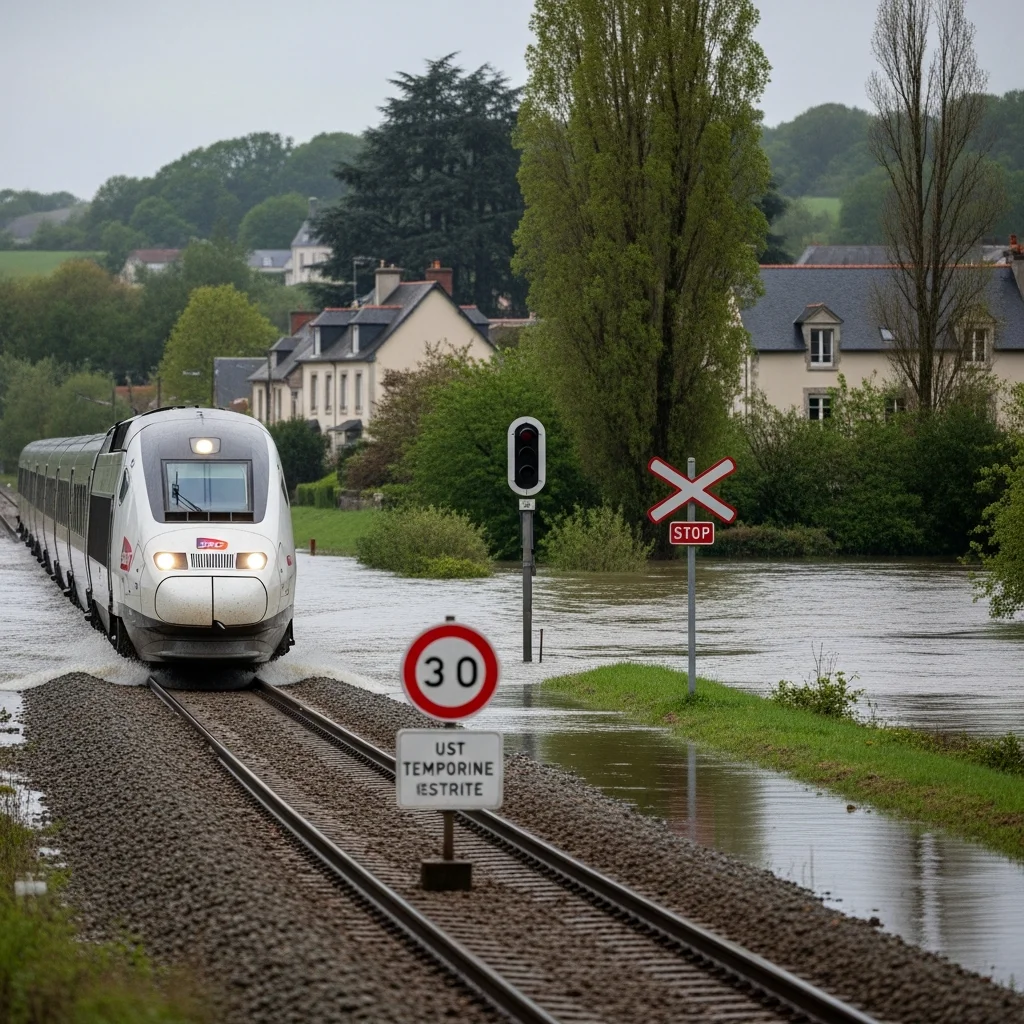 SNCF beperkt treinen in westen Frankrijk door uitzonderlijke overstromingen Loire
