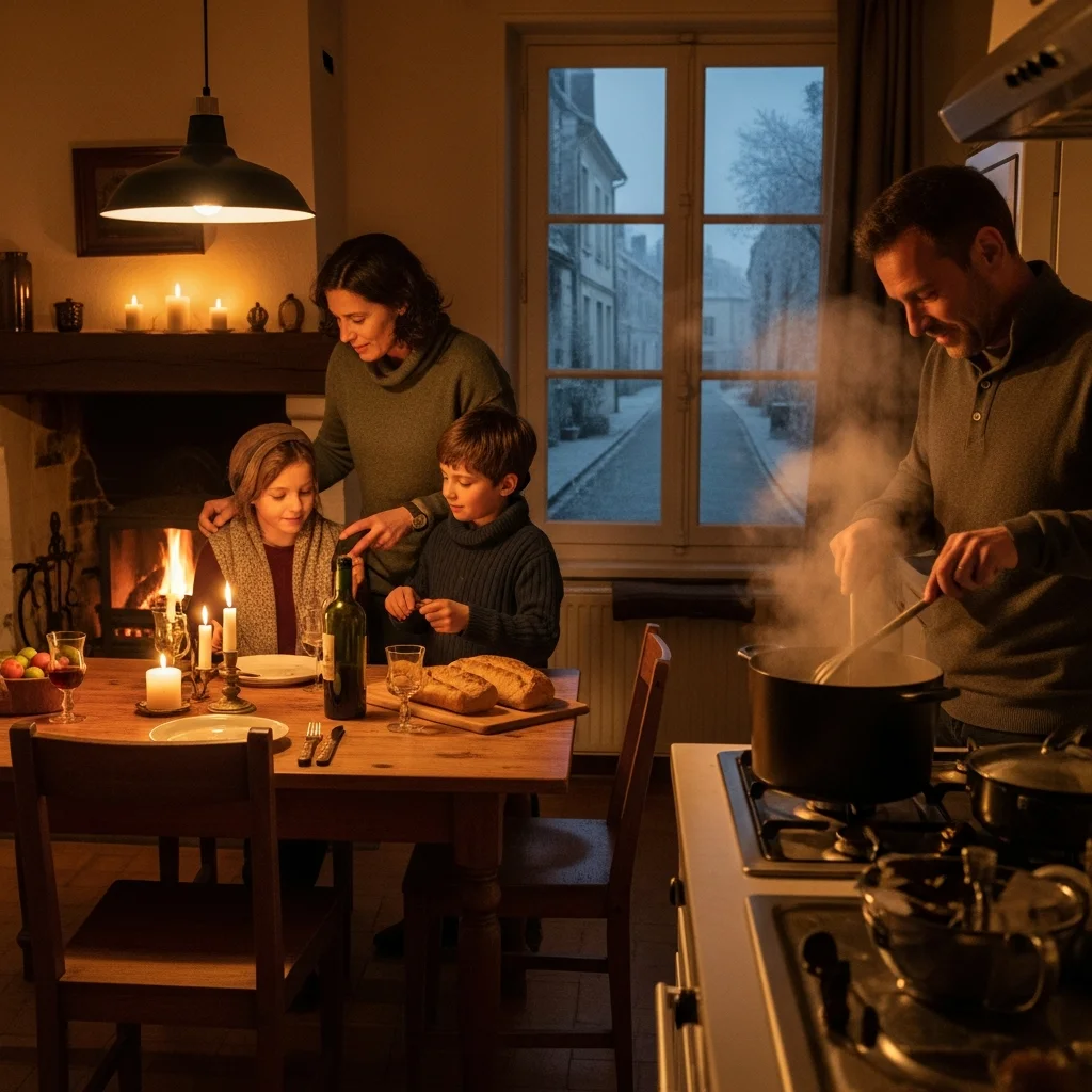 Waarom Franse families liever samen koken en eten dan uit eten gaan in de winter
