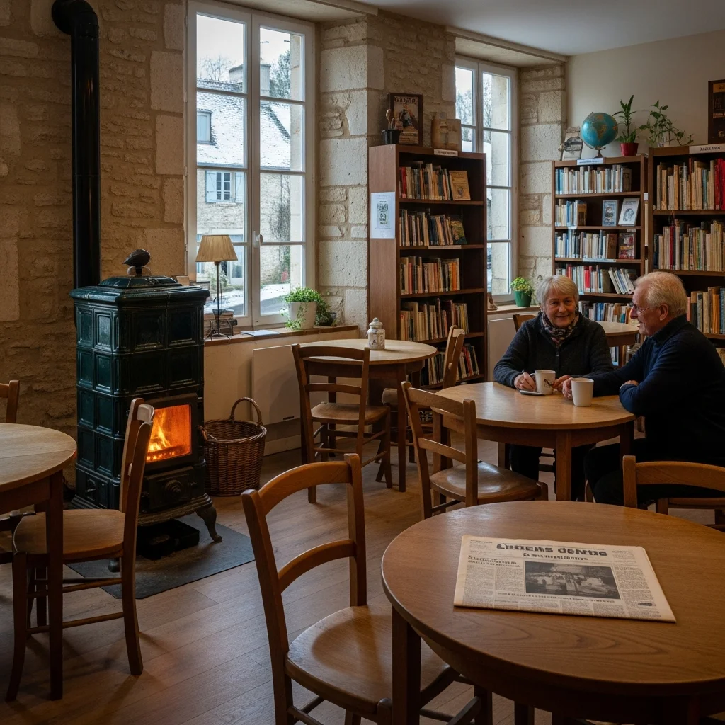 Hoe Franse dorpsbibliotheken in de winter een onverwachte ontmoetingsplek worden