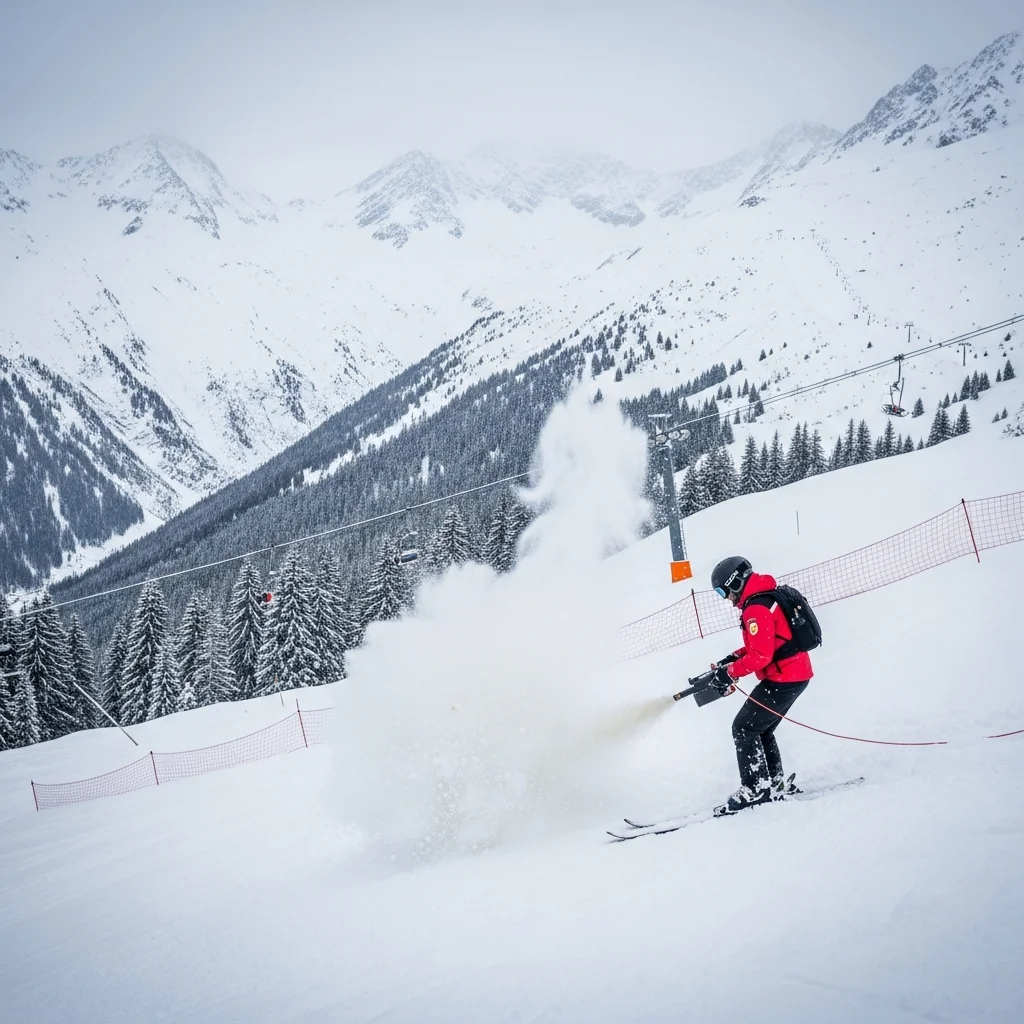 Hoog lawinerisico in Isola 2000, pisteurs actief met preventieve explosies