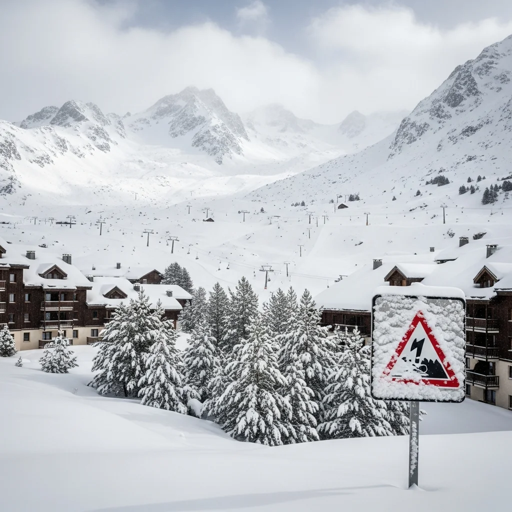 Uitzonderlijke sneeuwhoogte in Gavarnie-Gèdre zorgt voor verhoogde lawinewaarschuwing