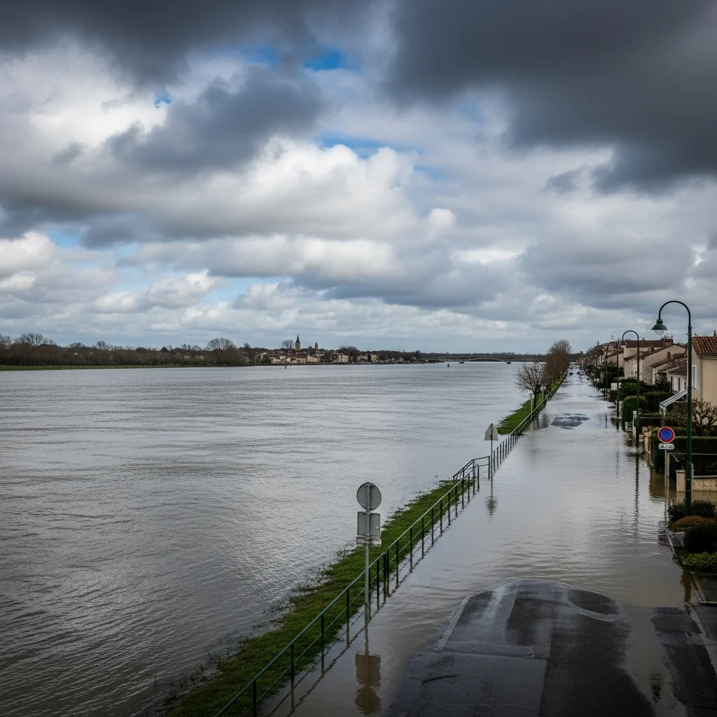 Gironde en Charente-Maritime in waakzaamheid oranje wegens overstromingsrisico